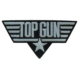 TOP GUN WHITE PATCH  