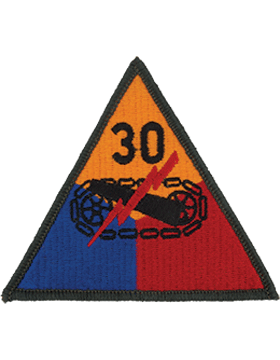 Army Patch Full Color: 30th Armored Division