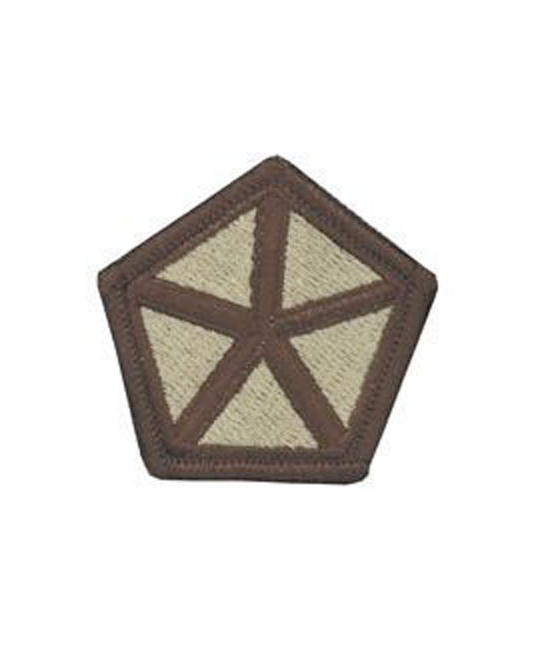 Army Patch: 5th Corps - Desert Sew on  