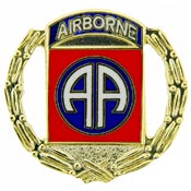 AIRBORNE WREATH PIN  
