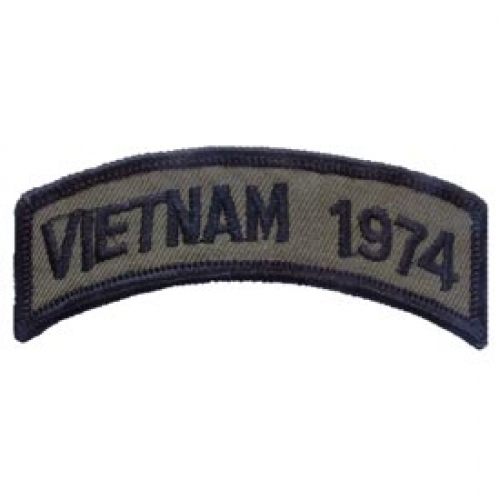VIETNAM 1974 TAB PATCH  